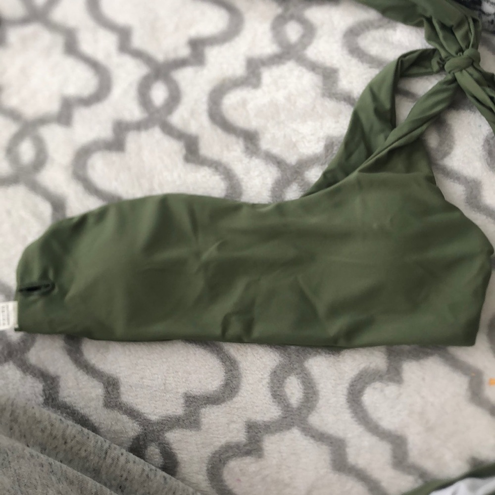 olive green cheeky bathing suit